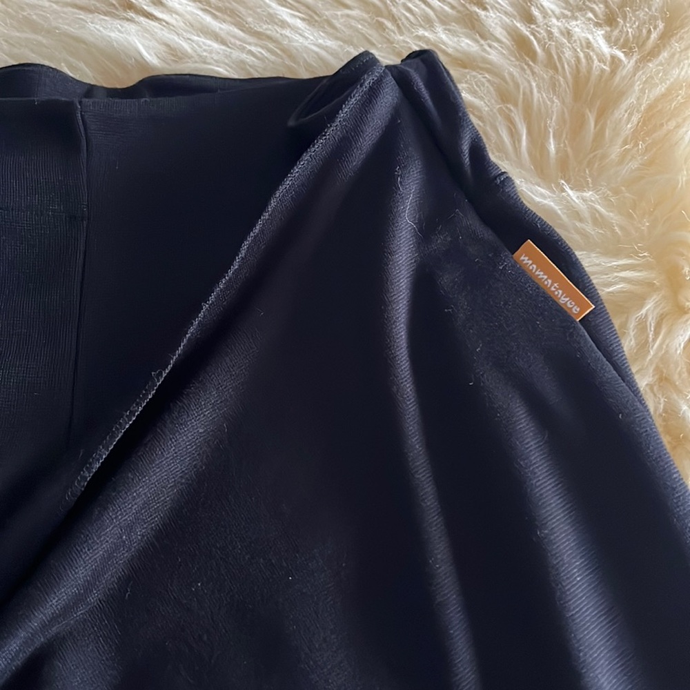 Mamatayoe European Black Open Leg Palazzo Pants - Picture 8 of 12